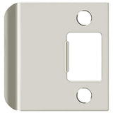 Nuk3y SP225 214 x 214 Extended Lip Strike Plate, Satin Nickel