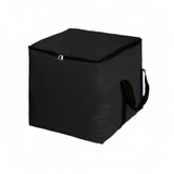 Merishopp Waterproof Cube Storage Bag MoistureResistant Heavy Duty Storage Bag Woven Material, Black, 125L