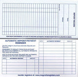 Checkbook Registers, 23-24-25 Calendars, for Personal Checkbook, Transactions Ledgers (10 Checkbook Registers)
