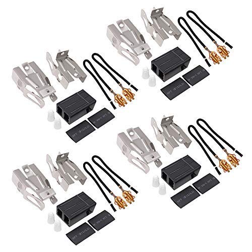 330031 Range Burner Receptacle Kit -Replacement Parts For Range/Stove Replaces 814399,5303935058(4 Pack)