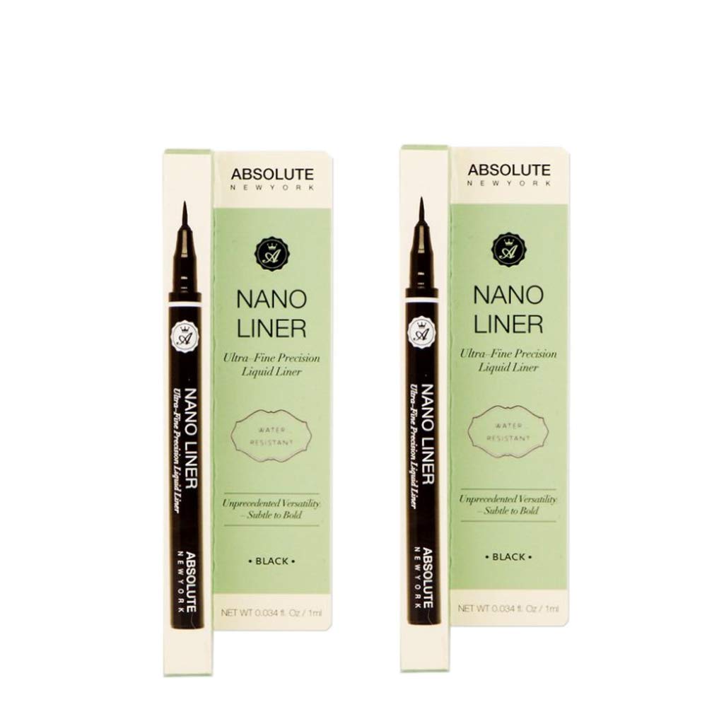 (Pack Of 2) Absolute New York Liquid Liner Nano With Eyebrow Shaver