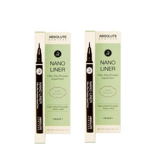 (Pack Of 2) Absolute New York Liquid Liner Nano With Eyebrow Shaver