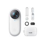 Insta360 GO 2 - Small Action Camera, Weighs 1 oz, Waterproof, Stabilization, POV Capture, 1/2.3 Sensor, with Charge Case and Wea