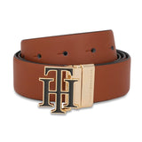 Tommy Hilfiger Crowleys Men Casual Leather Belt Navy, Xl 1.1M
