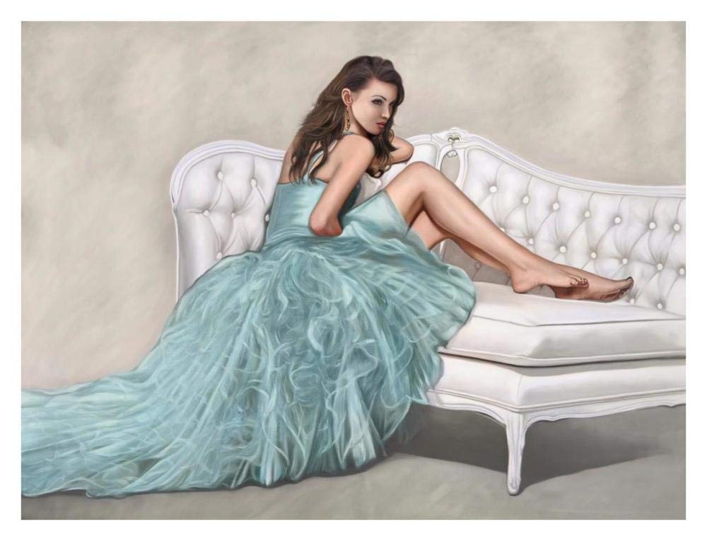 The White Sofa-Paper Art-34,,X26,,