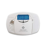 First Alert Carbon Monoxide Detector Alarm|No Outlet Required with Digital Display and Peak Memory, Battery Operated, CO410 , Wh