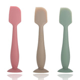 Baby Diaper Cream Spatula, Seeway 3 pack Baby Butt Paste Spatula, Diaper Cream Applicator, Silicone Butt Spatula for Newborn Bab