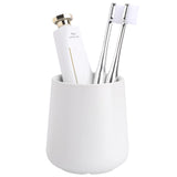 BosilunLife Ceramic Toothbrush Holder - 12oz Bathroom Toothbrush Holder Black Tooth Brush Holders Tumbler Cups Reusable Toothbru