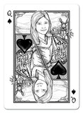 Albino Dragon The White Rabbit Playing Cards