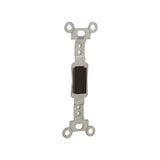Toggle Wallplate Blank Insert, Brown