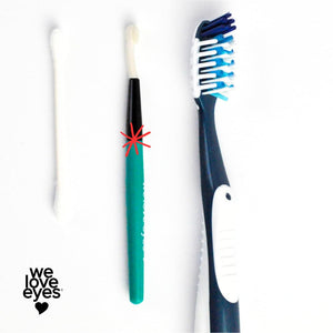 We Love Eyes - Eyelid Margin Scrub Brush - Ideal for scrubbing Away Debris and Eyelid Margin Cleansing.