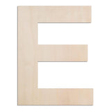 MGTECH 12 Inch Large Wooden Letter E, 1/4 in Thick Big Wood Letter for Crafts and Wall Decor