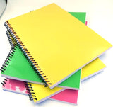 Sukechi Pack Of 4 A4 Spiral Bound Notebooks | 200 Pages | 70 Gsm Smooth Paper | Durable Wirebound Diary For Students & Office 