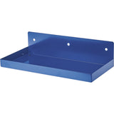Triton Products DuraHook Epoxy Coated Steel Pegboard Shelf 12 Inch x 6 Inch, Pack of 2, Deep Blue