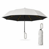 Tag On Uv Coated 3 Fold Umbrella For Men & Women | Auto Open Close Compact Folding Travel | Rain & Sun Protection With Windproof