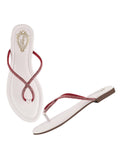Shoetopia Women'S Flat-755 White Flat Sandal-7 Kids Uk (Flat-755-White)-Eu40,White,7,B0D8QH9FY3
