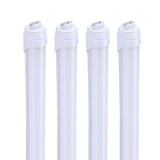 LED Bulbs 8 Foot, 2 Pin, 45W 6000K, T8 LED Tube Lights, R17D HO Rotatable 8 Shop Lights, Frosted Cover, Dual-Ended Power, Ballast Removed, 8FT LED Bulbs to Replace Fluorescent Lamp(4Pack)