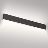 Aipsun 43.3in/40W Modern Black Vanity Light Fixtures LED Black Bathroom Wall Light Up and Down Bathroom Lighting Fixtures White Light 5000K