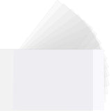 Boao 100 Pcs Recipe Card Protectors, Recipe Card Covers, Kitchen Plastic Cookbook Sheet Protectors Clear Cookbook Page Protector
