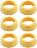 Medela Collar Rings for Medela Baby Bottles 5oz & 8oz | 1 Count (Pack of 6) BPA Free | Compatible with Plastic & Glass Bottles |