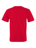 Bayside Usa-Made Short Sleeve T-Shirt With A Pocket - Red, M