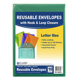 XL Reusable Envelopes, Hook and Loop Closure, 8 1/2 x 11, 10 Per Pack, 2 Packs
