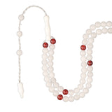 Tasbih Premium Muslim Prayer Beads Made with Natural Stone Beads for Daily Misbaha and Meditation (4mm (99 Beads), Jade, Milky)