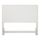 Origins by Alpine White Pearl Queen Wood Headboard in White