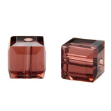 50pcs Adabele Austrian 8mm Faceted Cube Crystal Loose Beads Amethyst Compatible with Swarovski Crystals Preciosa 5601 SSC811