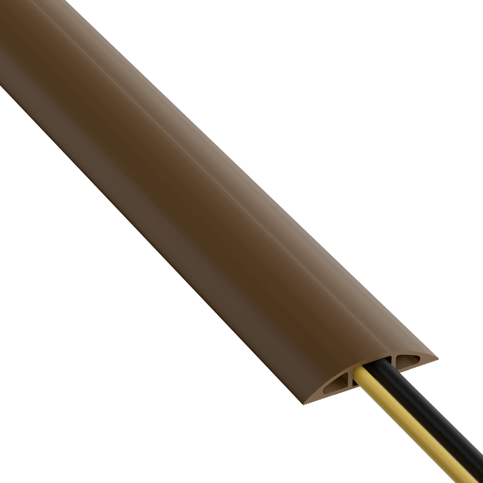 D-Line 30ft Floor Cord Cover, Floor Cable Protector, Extension Cord Cover, Protect Wires & Prevent Cable Trips, Cable Management