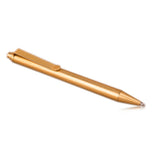 EKLOEN Solid Brass EDC Pocket Pen Portable Delicate Signature Pen Ballpoint Pen with Clip