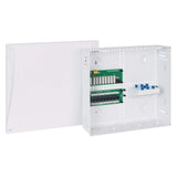 ICC 14 Plastic Structured Wiring Enclosure, Media Enclosure with Voice, Data, and Video Modules with Cover, Recessed Wall Box