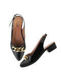 Shoetopia Pointed Toe Flat Black Belly For Girls-Eu39,Bronze,6,B0D5HQVS12