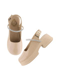 Shoetopia Round Toe Peach Pumps Bellies For Women & Girls-Eu40,Peach,7,B0D76TDJ7T