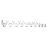 Performance Tool W453 10Piece SAE Open End Crowfoot Wrench Set