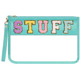 Maycreate Toiletries Makeup Cosmetic Bag Accessories Stuff Transparent Pouch Zipper Bags For Travel Packing, Flat Utility Pouche