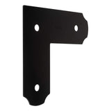 National Hardware N800014 Decorative L Strap Outdoor Reinforcement Hardware Accents Brackets and Bracers for Pergolas Gazebos G