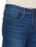 Inkd Men'S Contrast Stitch Stretchable Regular Fit Jeans,Azure Nile,Azure Nile,32