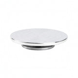 ECOMISTIQ Aluminum Alloy Sculpting Turntable Silver Finish Pottery Turntable Polished Surface Sculpting Wheel Slimline for Craft