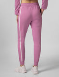 Fyltr Women'S Joggers With Side Tape Detailing - Elasticated Waistband | Contrast Drwacord | Elastic Hem,Cotton Candy Blush,Cotton Candy Blush,34
