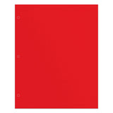 Office Depot Brand SchoolGrade 2Pocket Paper Folder, Letter Size, Red