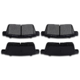 ECCPP D1259-8378 4pcs Rear Ceramic Disc Brake Pad Set Fit For Ford For Edge 2007-2010,For Lincoln MKX 2007-2010,For Mazda CX-7 2