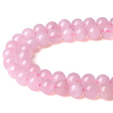 LAIDANLA Rose Quartz 6mm Natural Stone Beads Round Loose Gemstone Stone Beads for DIY Bracelet Necklace Earrings Jewelry Making 