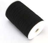 AK TRADING CO. AK 1/2inchBLACKx144Y Elastic, Black