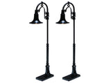 Lionel Black Gooseneck Street Lamps 2Pack Model Train Accessory