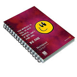 Askprints Unruled Wire Bound Planner Spiral Notebook Personal Diary Doodle Notes | Theme Positive Quotes | (A 160 Pages, Mul