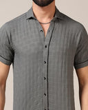 Toplot Men'S Regular Fit Casual Shirt (Chatai-Shirt-5174-Grey-Xl),Grey,,B0CYH2H68X