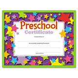 11 Pack TREND ENTERPRISES INC. PRESCHOOL CERTIFICATE 30/PK