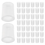 Ipetboom Perfume Dispenser Pump 100pcs Perfume Extraction Plastic Adapters Syrin- Pump Without Syrin- for Travel Refillable Perf