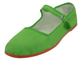 Shoes 18 Womens Cotton China Doll Mary Jane Shoes Ballerina Ballet Flats Shoes 114 Green 8.5